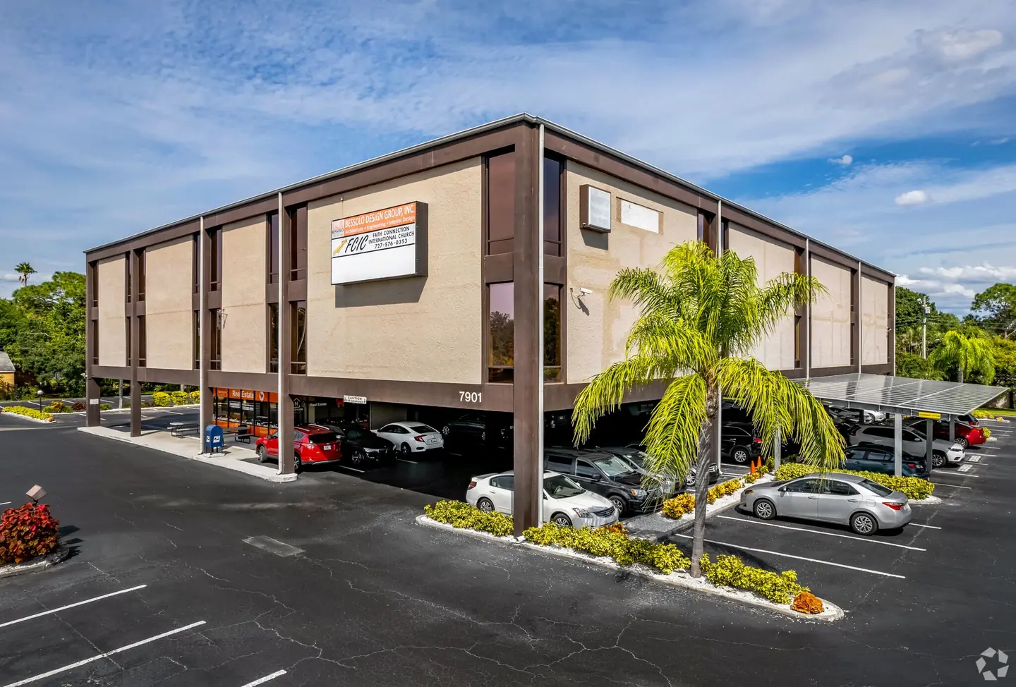 Exterior of the Florida office featured by Clark Staff